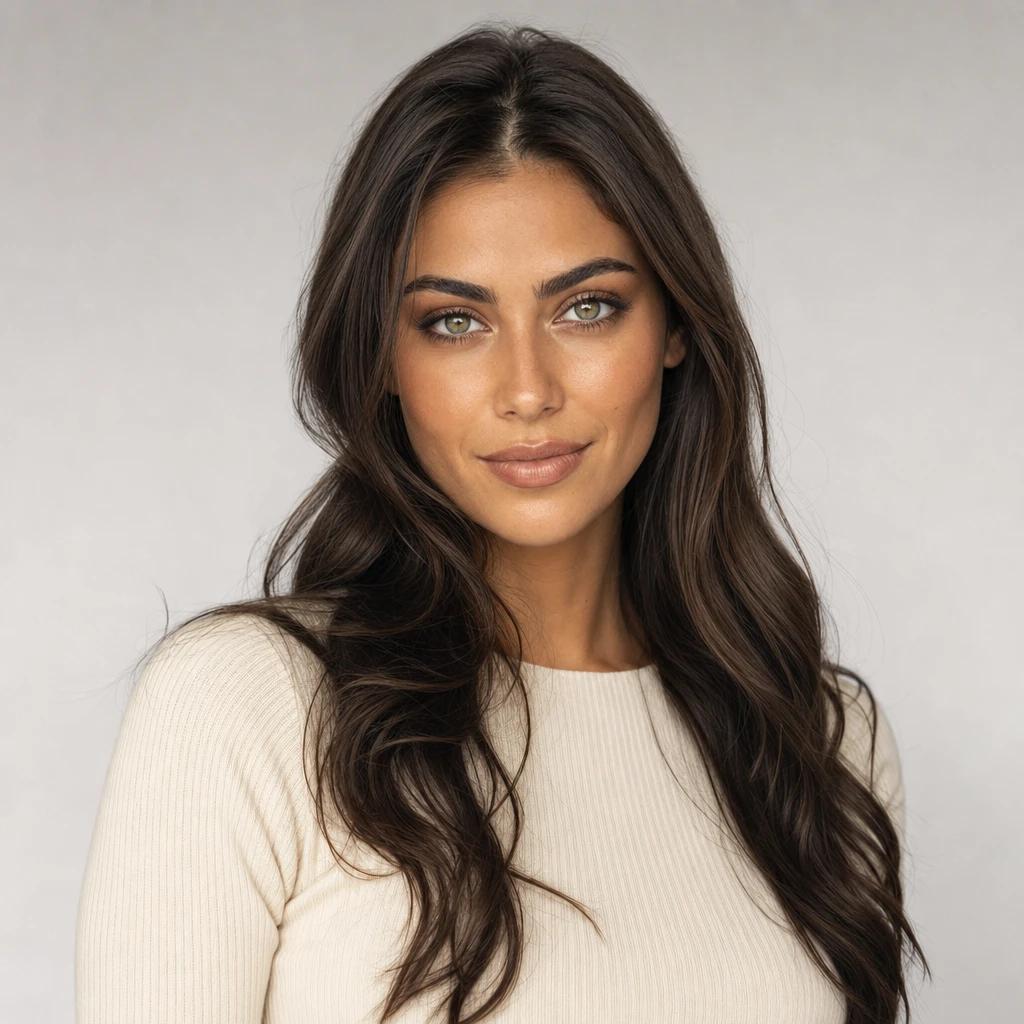Sofia Rossi, a realistic UGC creator AI character
